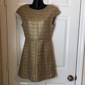 Alice + Olivia Gold Mini Dress